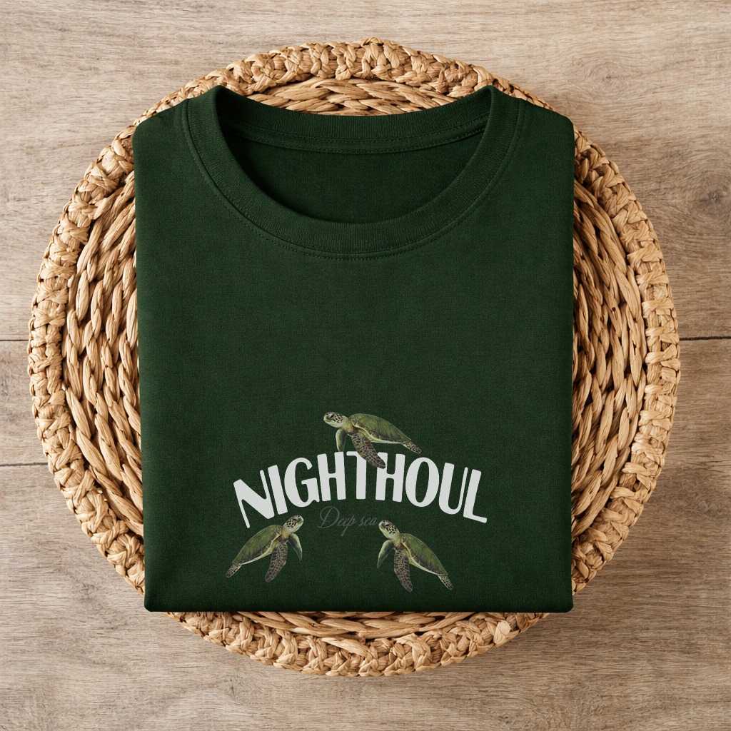 The Ocean Rider Regular Fit T-Shirt -NIGHTHOUL