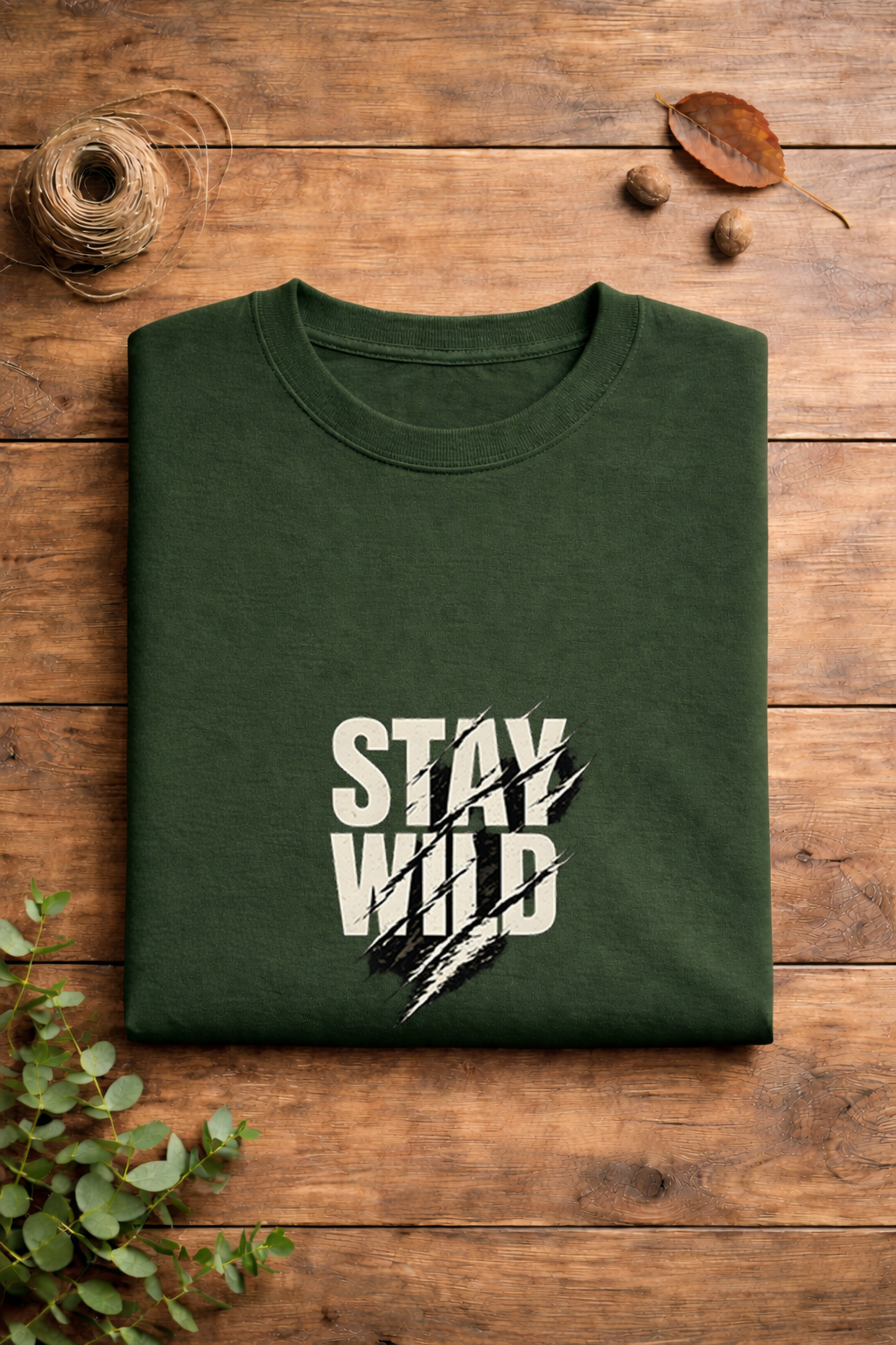 Stay Wild: Oversized T-Shirt