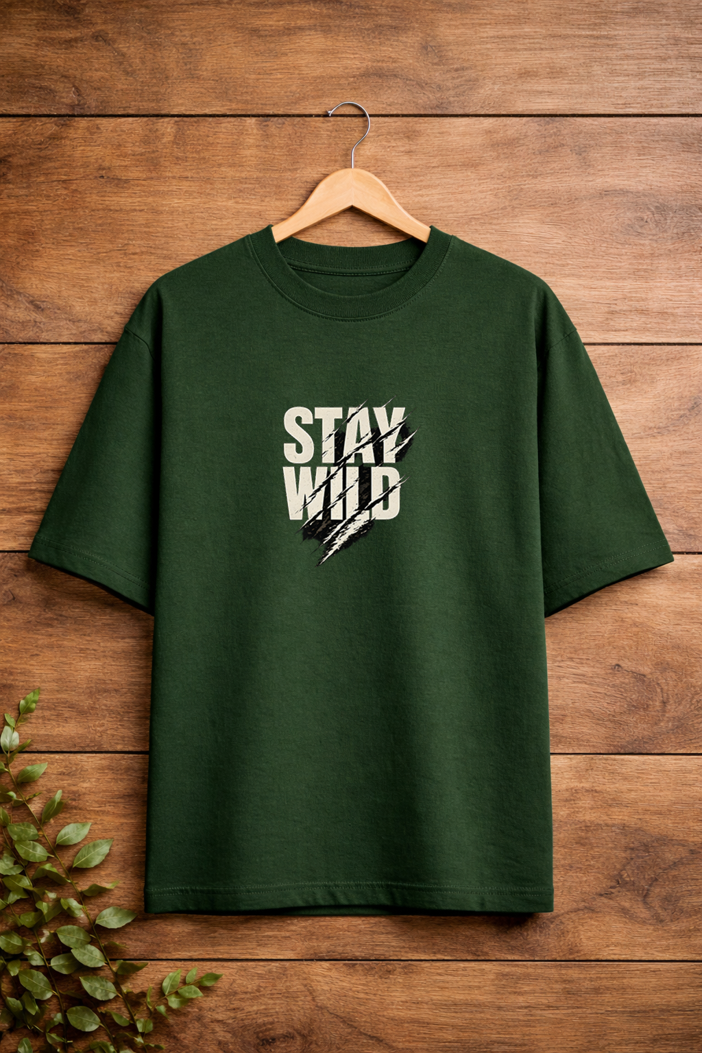Stay Wild: Oversized T-Shirt