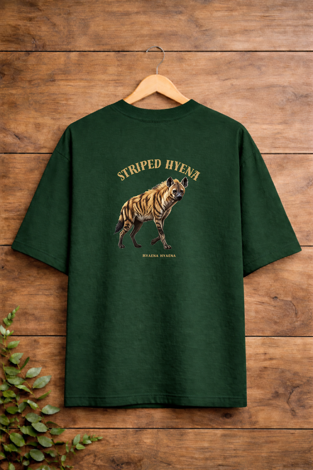 The Scavenger’s Path Heavyweight Oversized T-Shirt (Stripped Hyena)