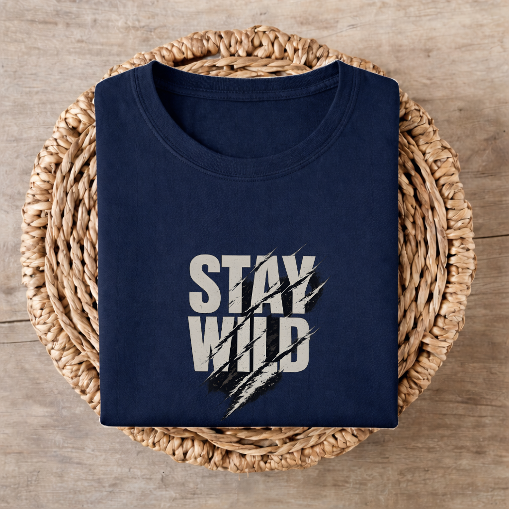Stay Wild: Regular Fit T-Shirt