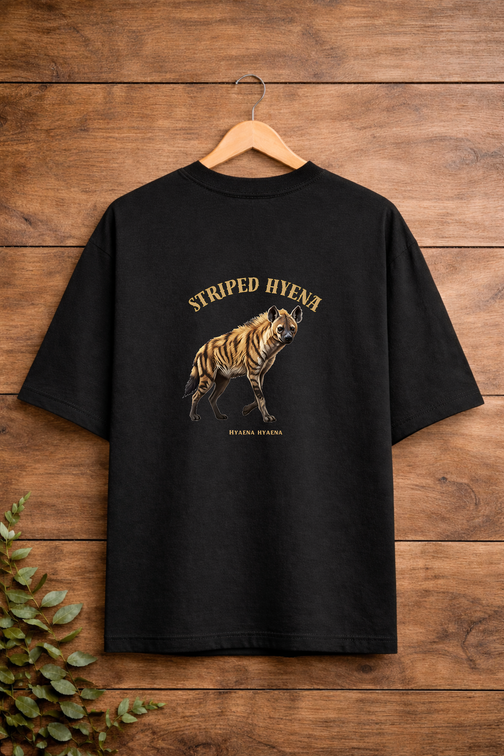 The Scavenger’s Path Heavyweight Oversized T-Shirt (Stripped Hyena)