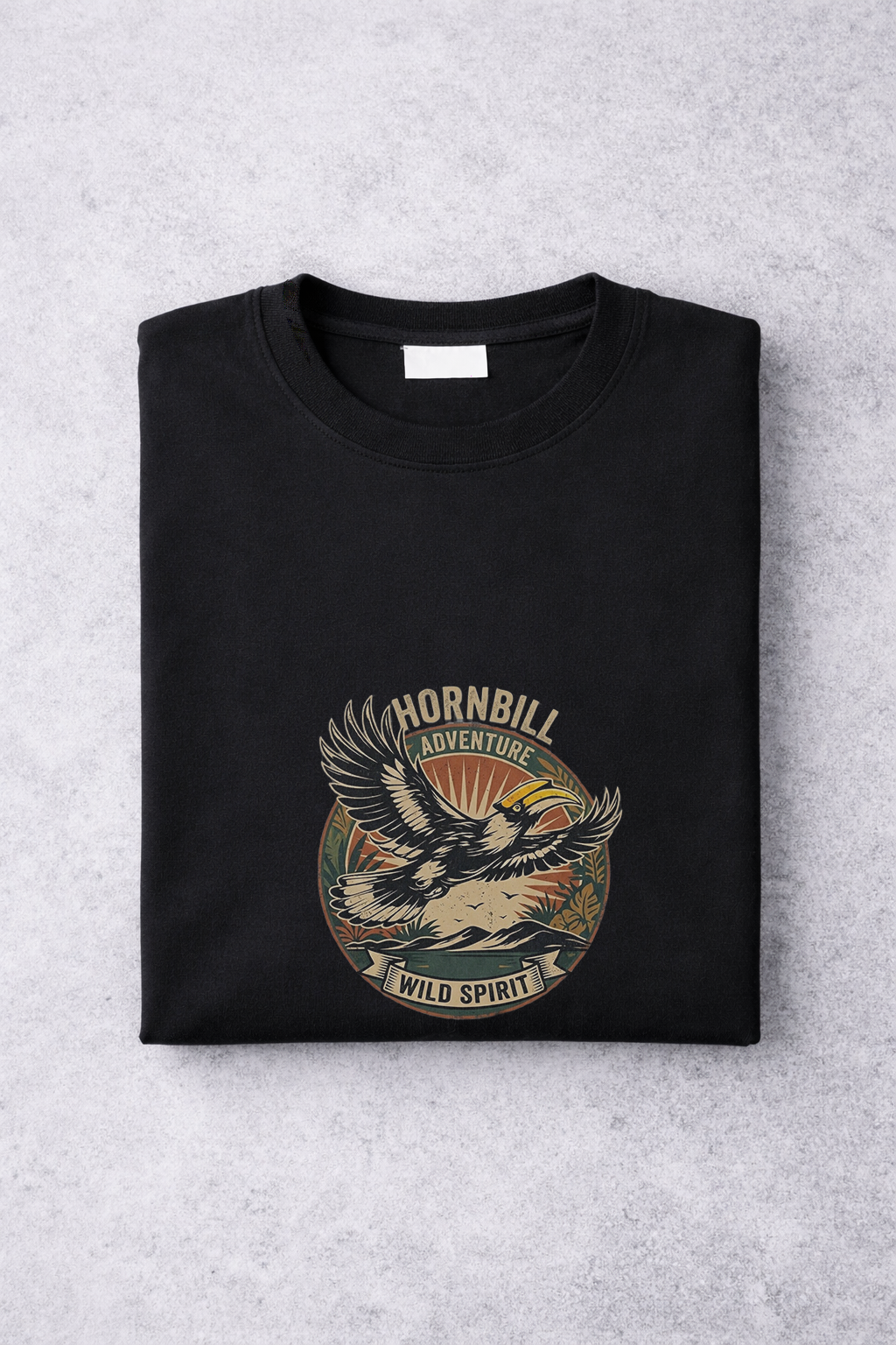Wild Spirit Hornbill Regular Fit T-Shirt