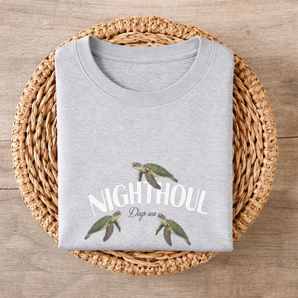 The Ocean Rider Regular Fit T-Shirt -NIGHTHOUL