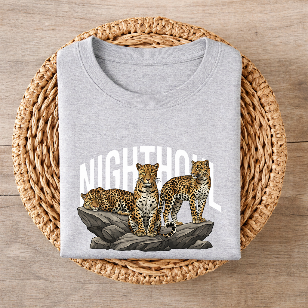 The Classic Crew T-Shirt: Leopard Trio Regular Fit