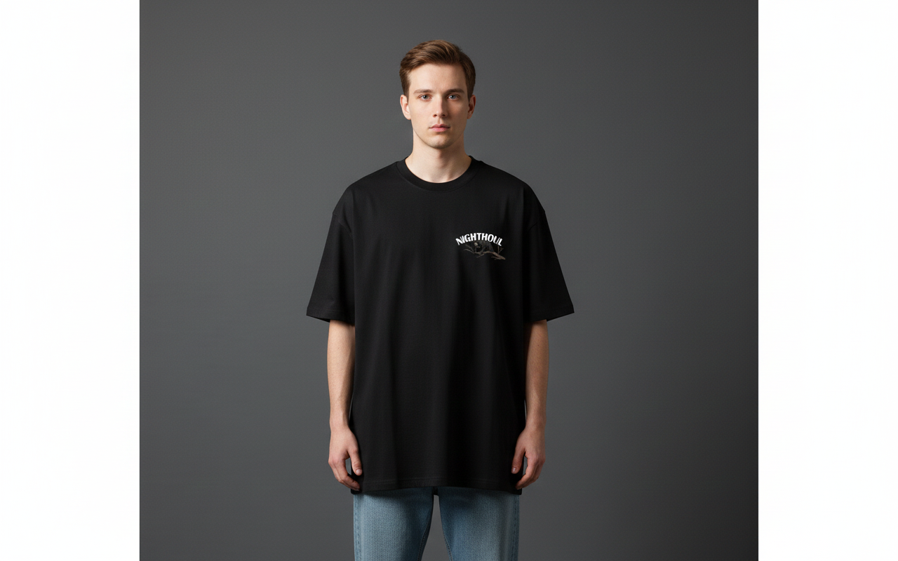 Sloth Bear Oversized T-Shirt | NIGHTHOUL