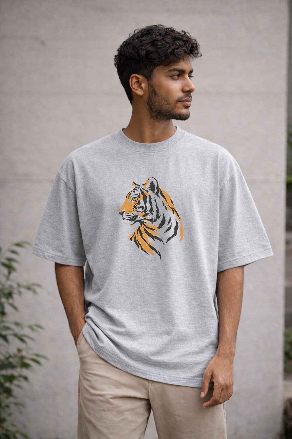 The Royal Bengal Portrait oversized T-Shirt