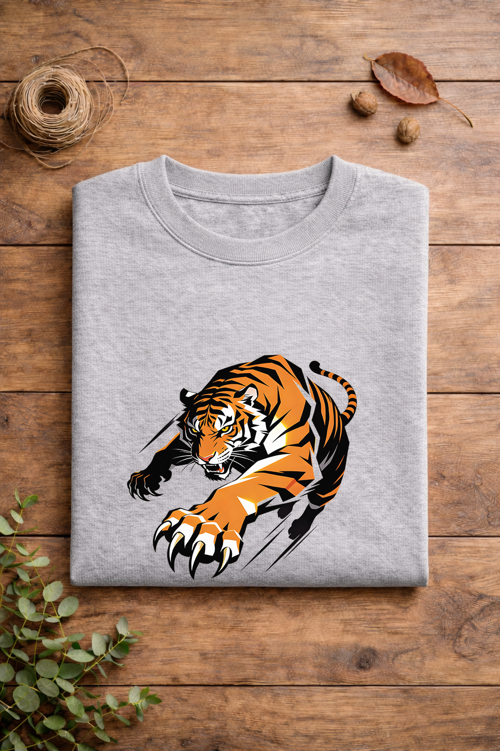 Tiger: The Apex Predator Heavyweight Oversized T-Shirt