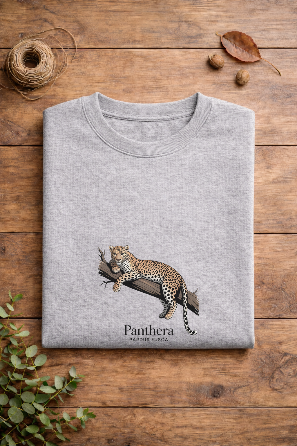 Leopard : Heavyweight Oversized 100% pure Cotton (240 GSM)T-Shirt