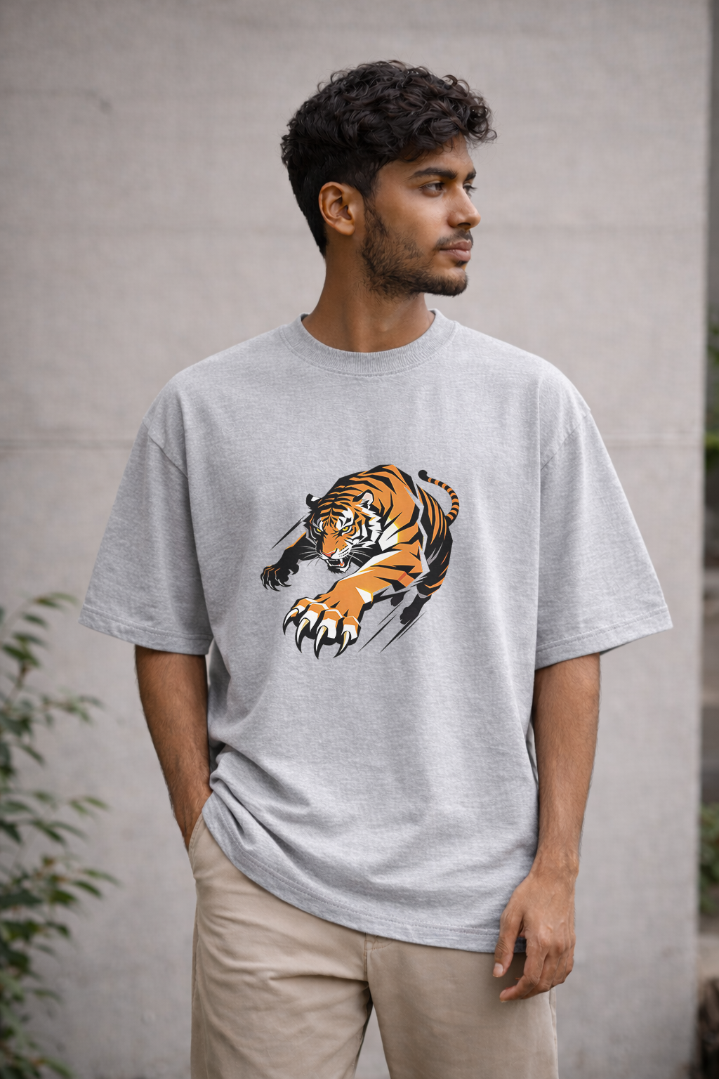 Tiger: The Apex Predator Heavyweight Oversized T-Shirt