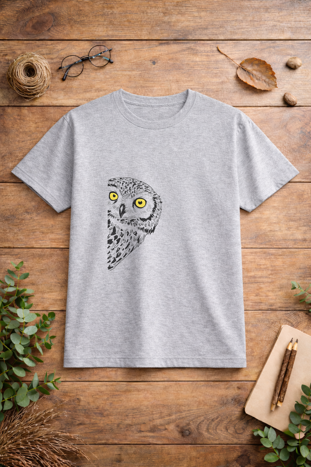 PEEKING OWL T-SHIRT