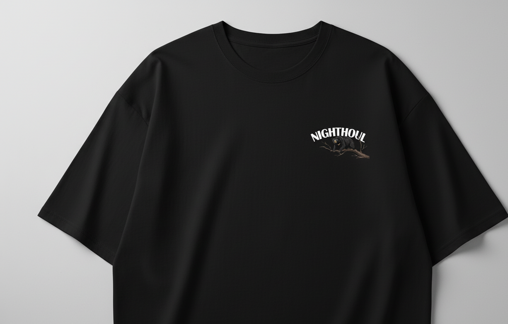 Sloth Bear Oversized T-Shirt | NIGHTHOUL