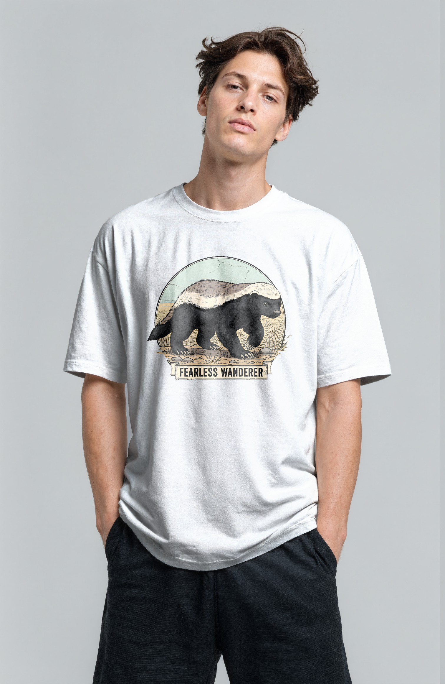 Honey Badger: The Unbreakable (Premium Stretch T-shirt)