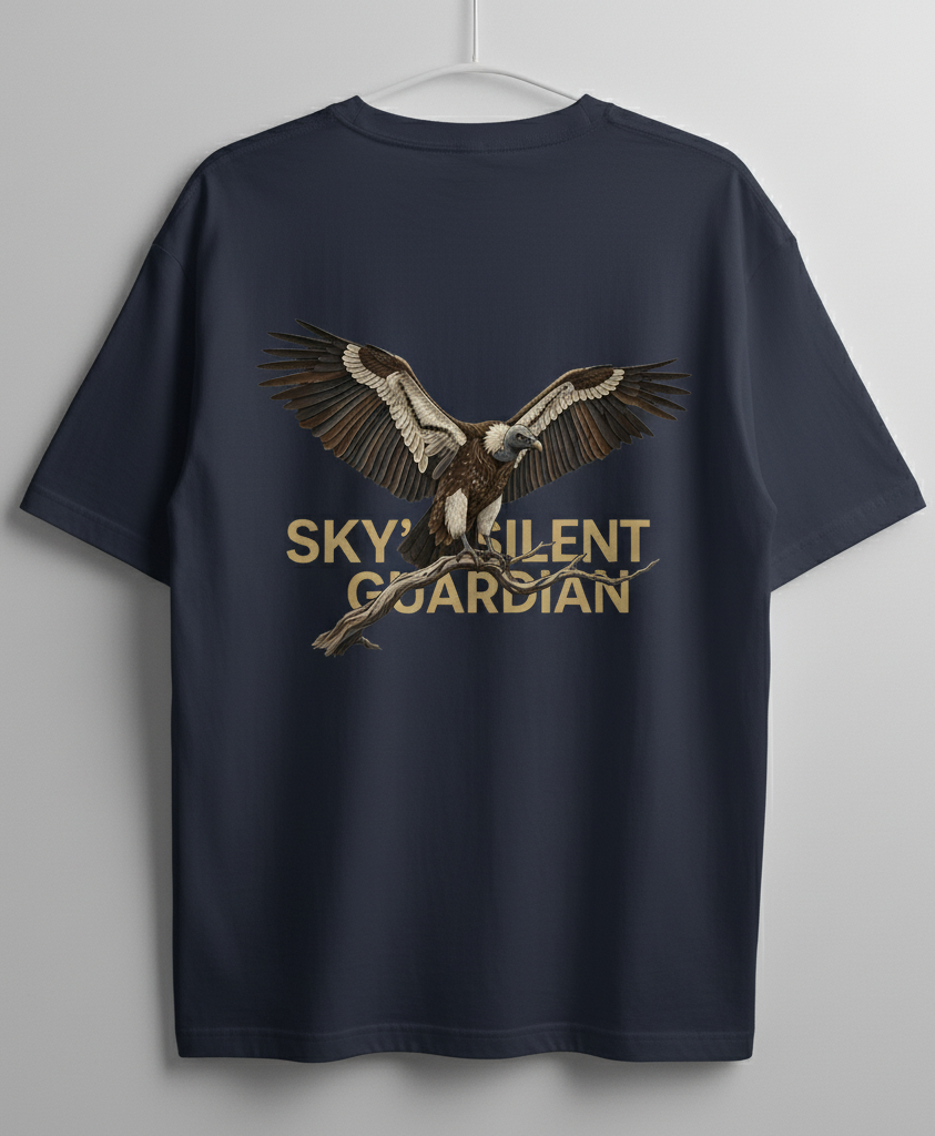 Indian Vulture (Gyps indicus) Oversized T-Shirt | NIGHTHOUL