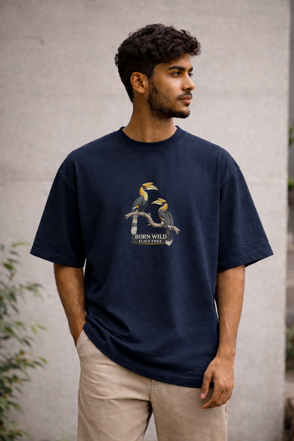 Born Wild Hornbill Oversized Tee – NIGHTHOUL