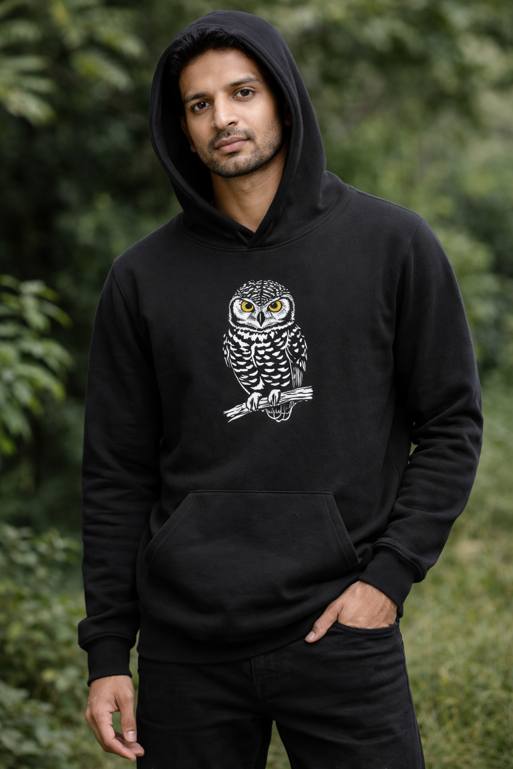 NIGHTHOUL SPOTTED OWL HOODIE