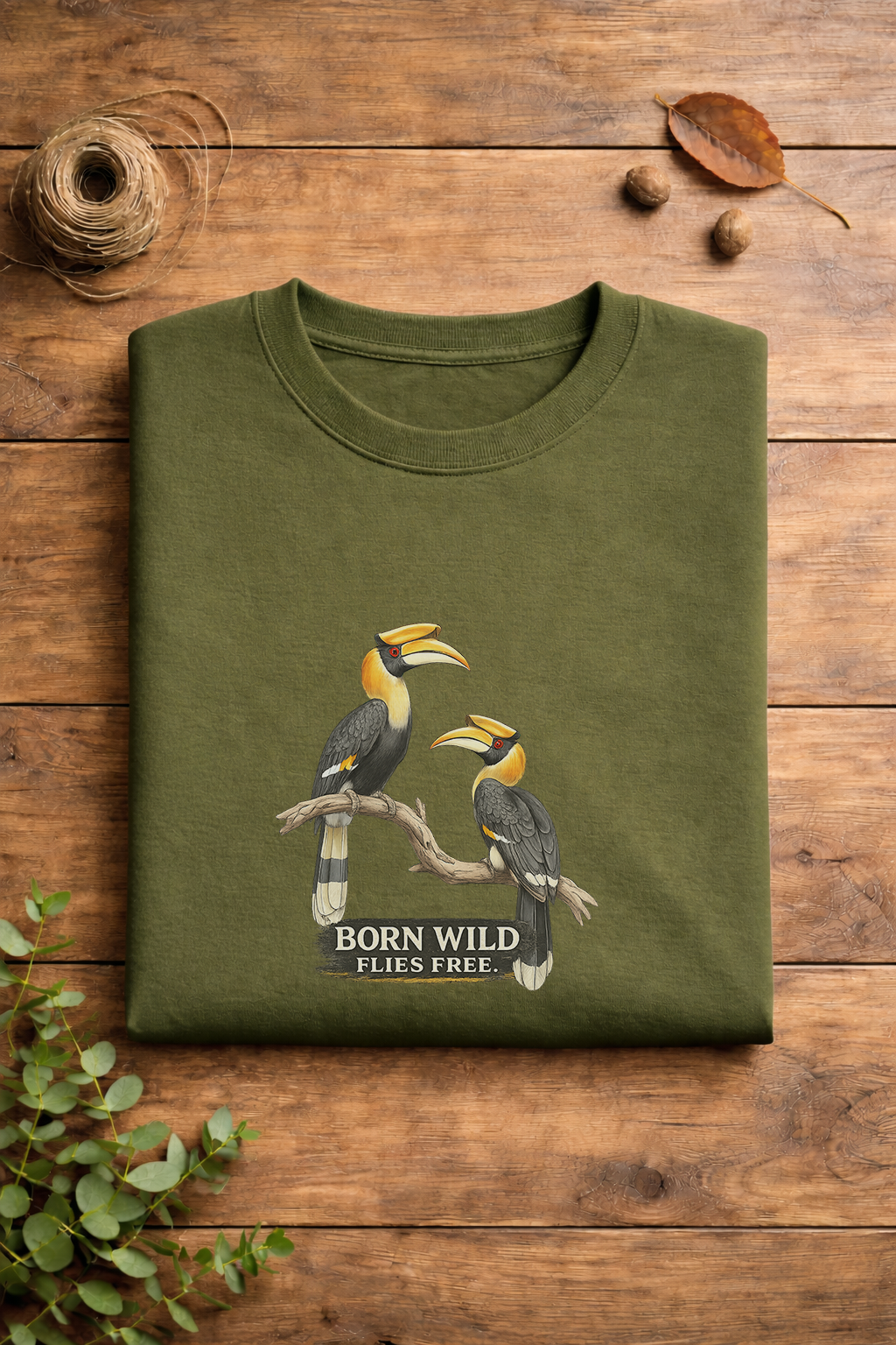 Born Wild Hornbill Oversized Tee – NIGHTHOUL