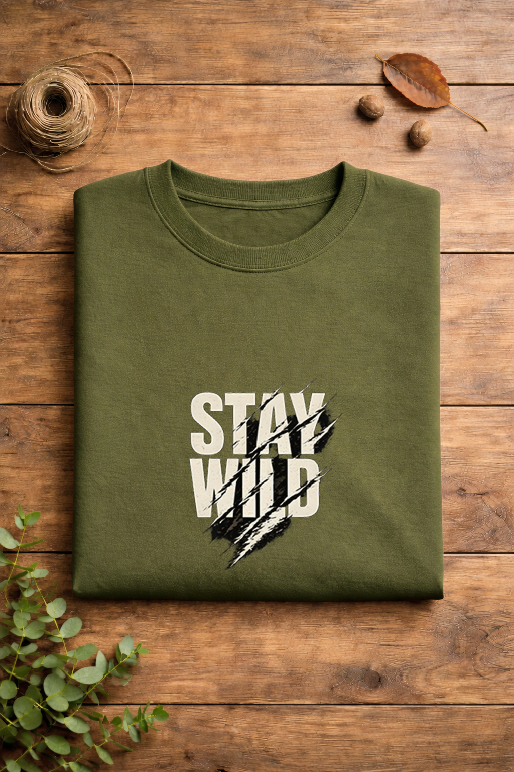 Stay Wild: Oversized T-Shirt