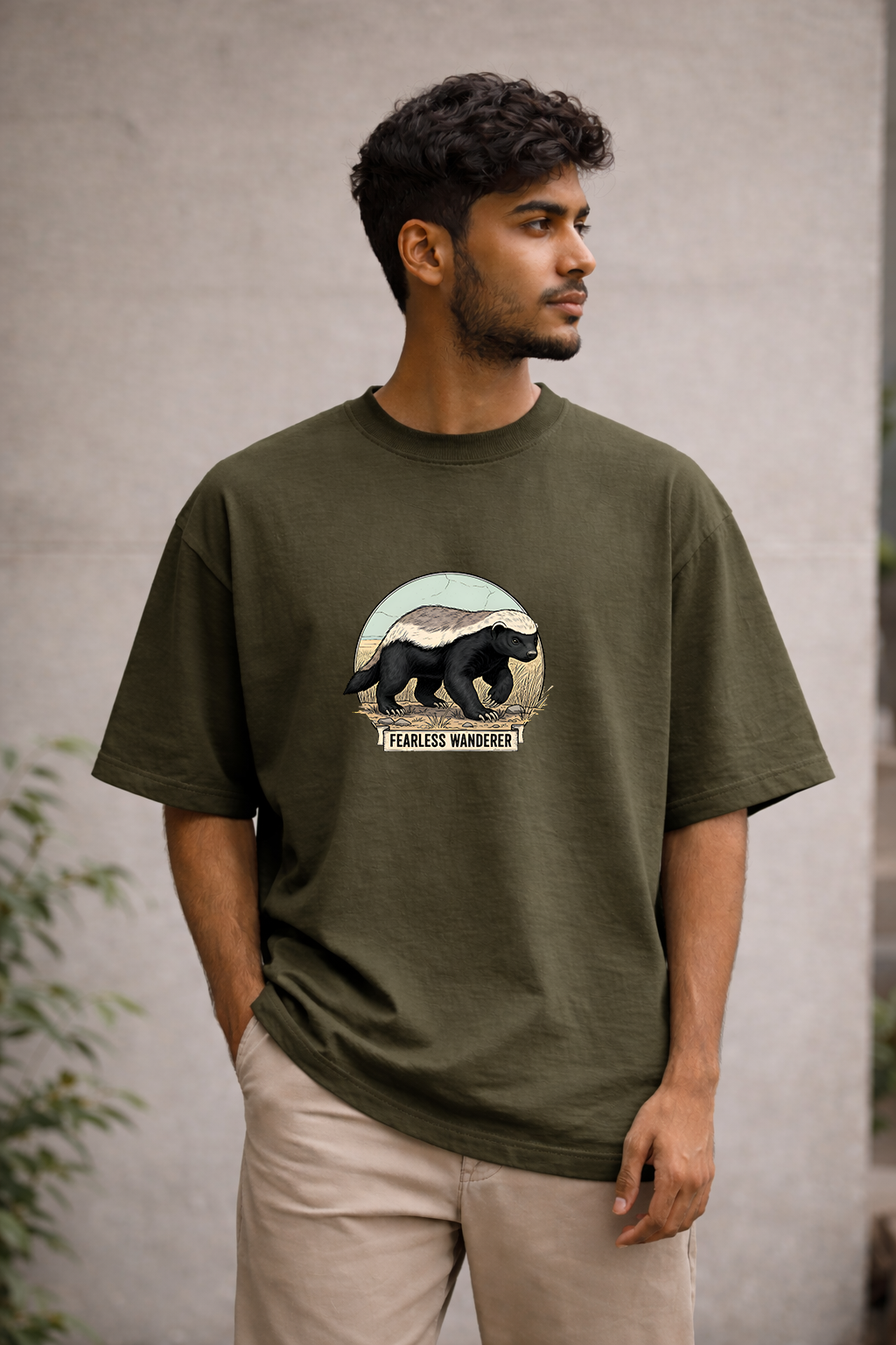 The Fearless Wanderer Heavyweight Oversized T-Shirt