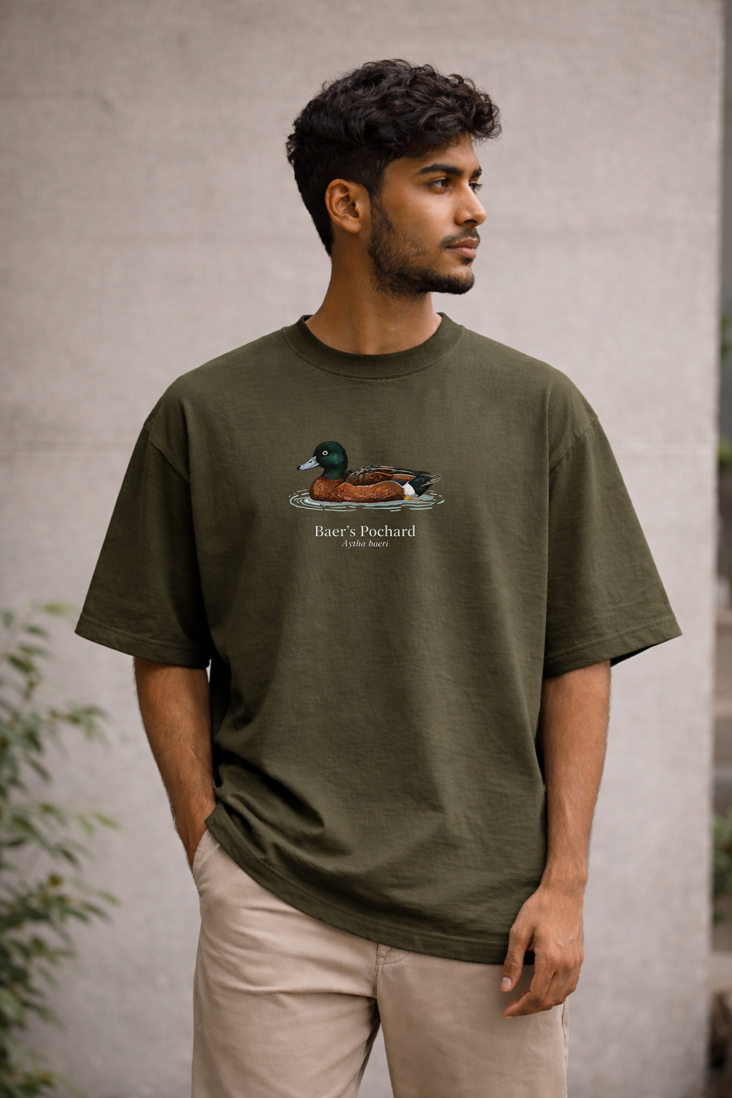 The Freshwater : Baer's Pochard Oversized Classic T-Shirt