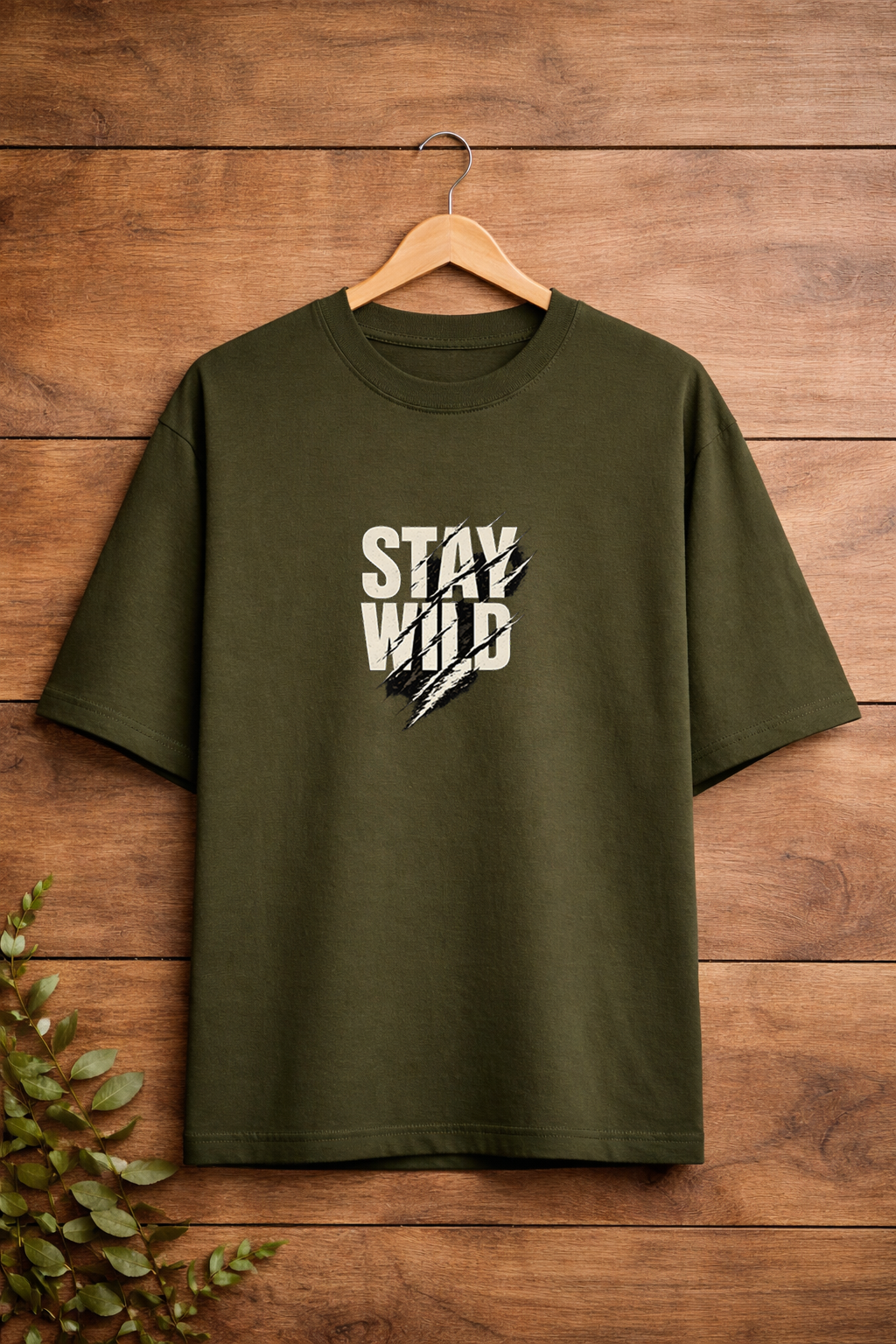 Stay Wild: Oversized T-Shirt