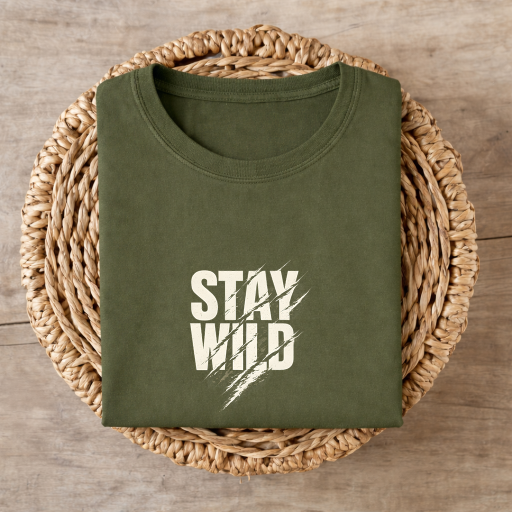 Stay Wild: Regular Fit T-Shirt