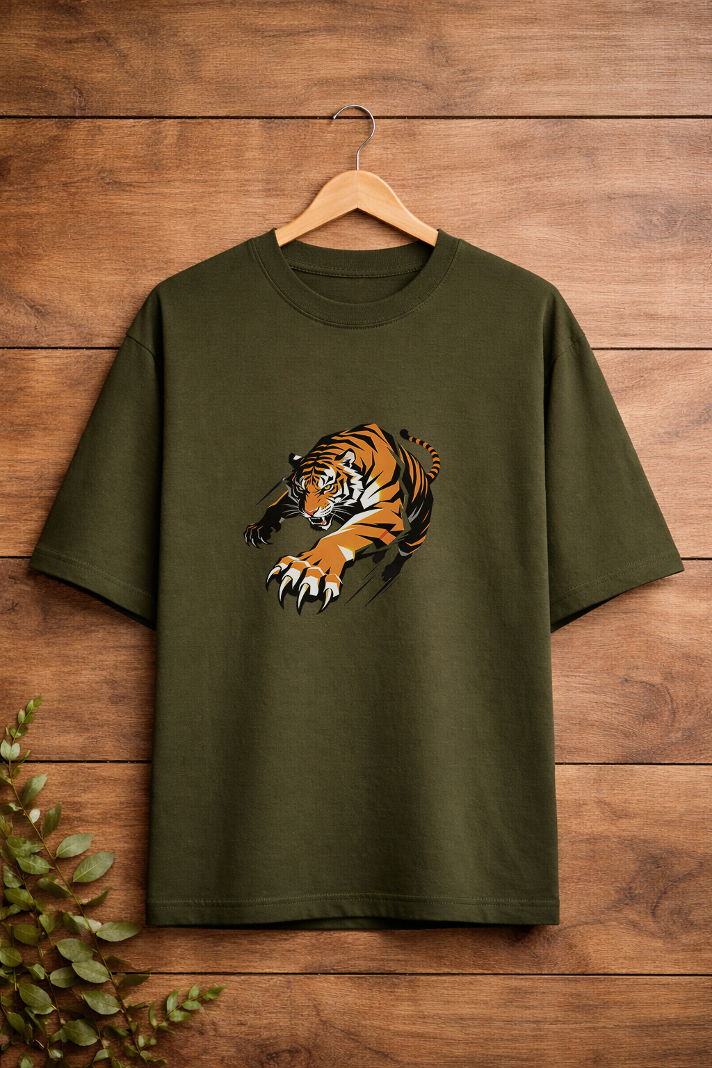 Tiger: The Apex Predator Heavyweight Oversized T-Shirt