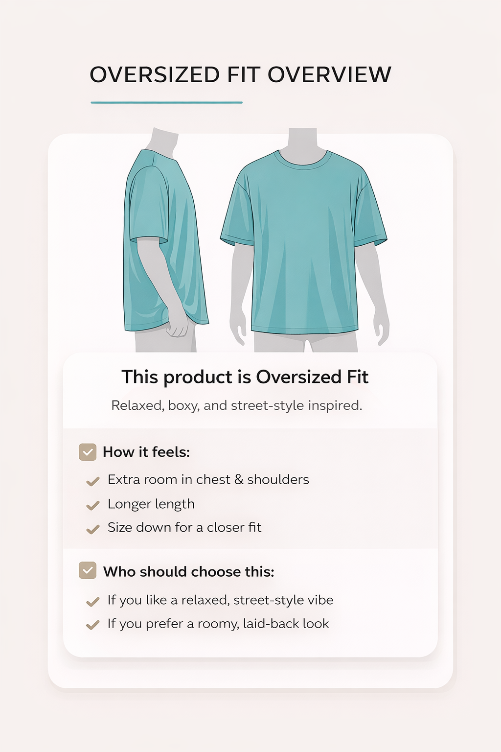 Resting Leopard Oversized T-Shirt