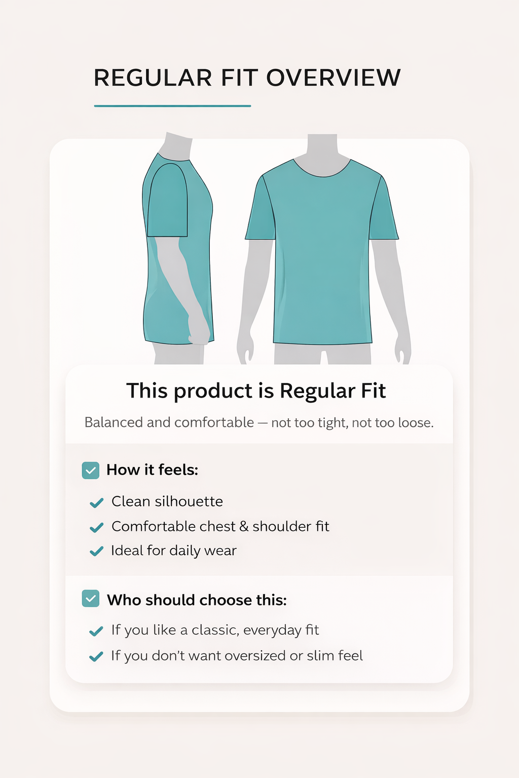 SLOW & STEADY  REGULAR FIT T-SHIRT