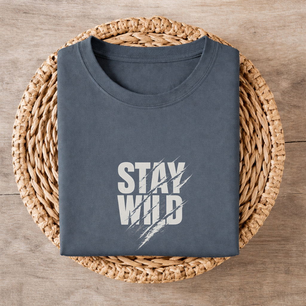 Stay Wild: Regular Fit T-Shirt