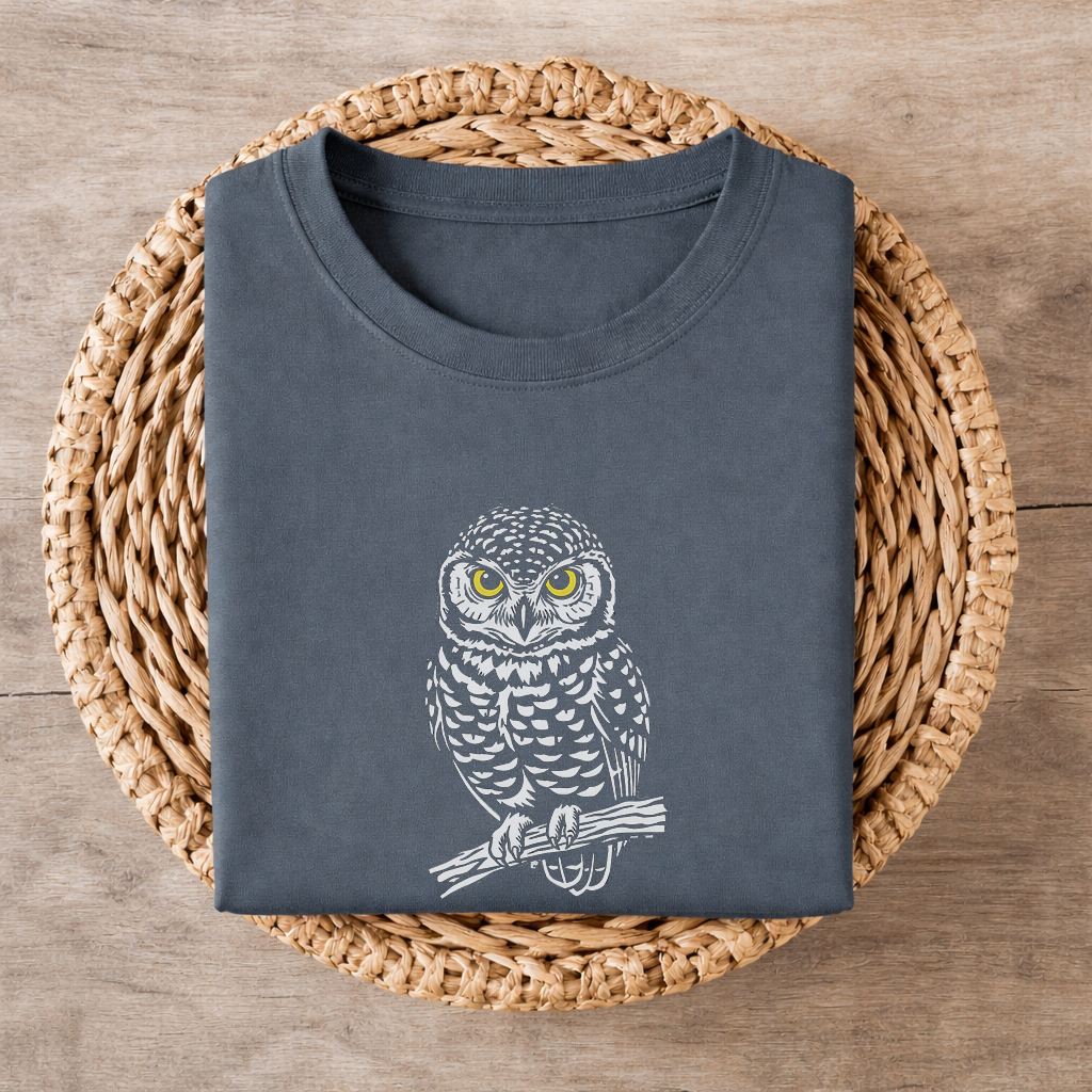 Indian Owlet Lightweight Classic Regular Fir T-Shirt