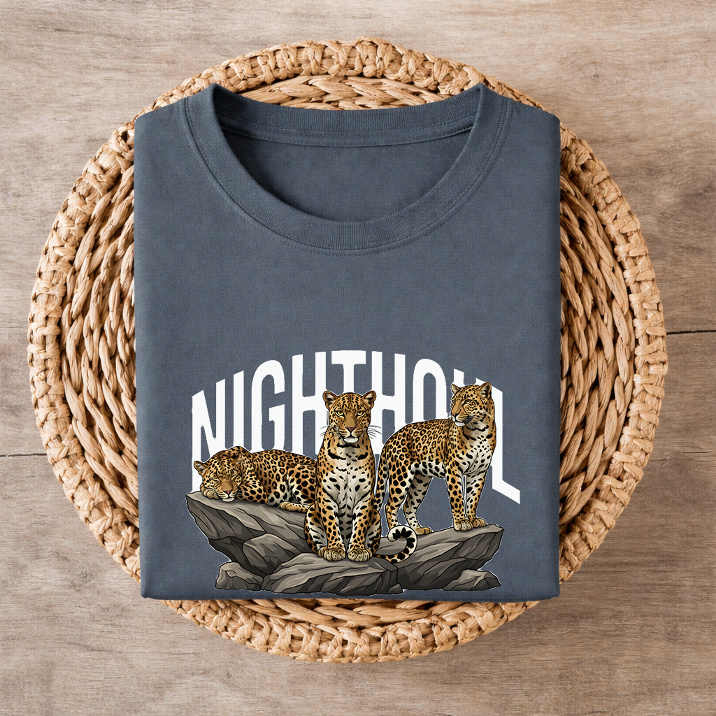 The Classic Crew T-Shirt: Leopard Trio Regular Fit