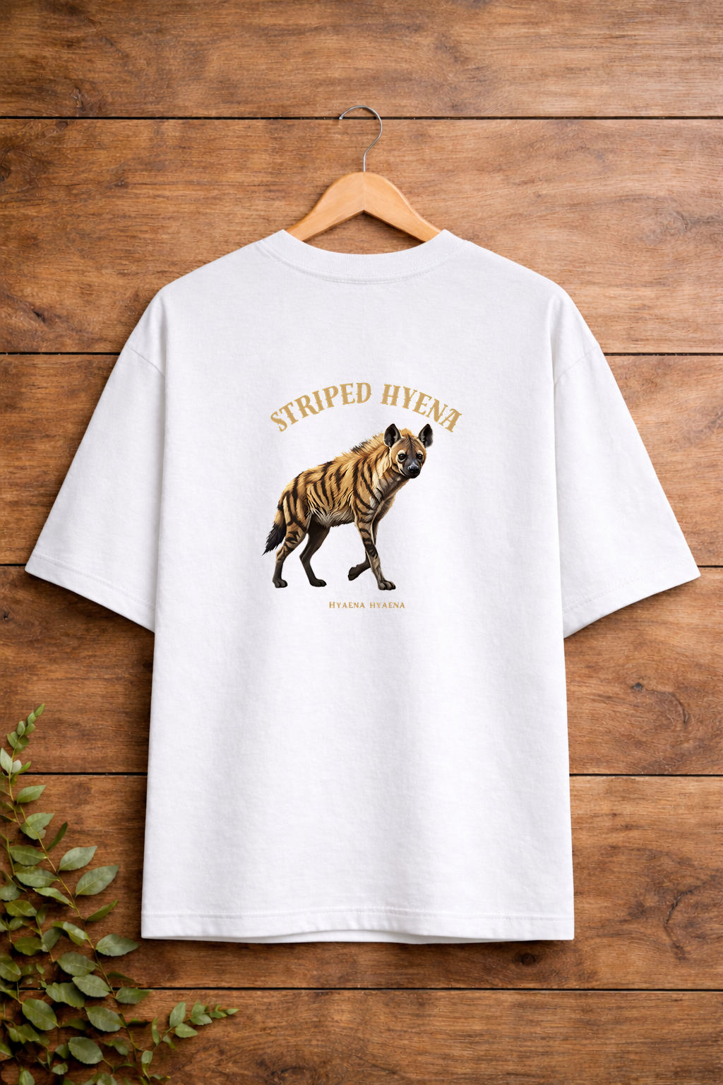 The Scavenger’s Path Heavyweight Oversized T-Shirt (Stripped Hyena)
