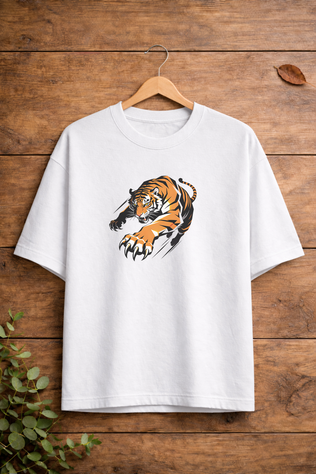 Tiger: The Apex Predator Heavyweight Oversized T-Shirt