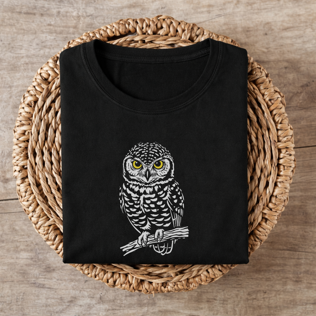Indian Owlet Lightweight Classic Regular Fir T-Shirt