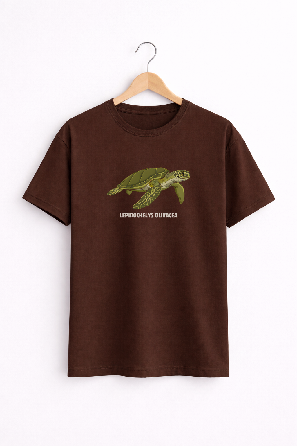 🌊 The Ocean Rider Regular Fit T-Shirt: Olive Ridley Turtle