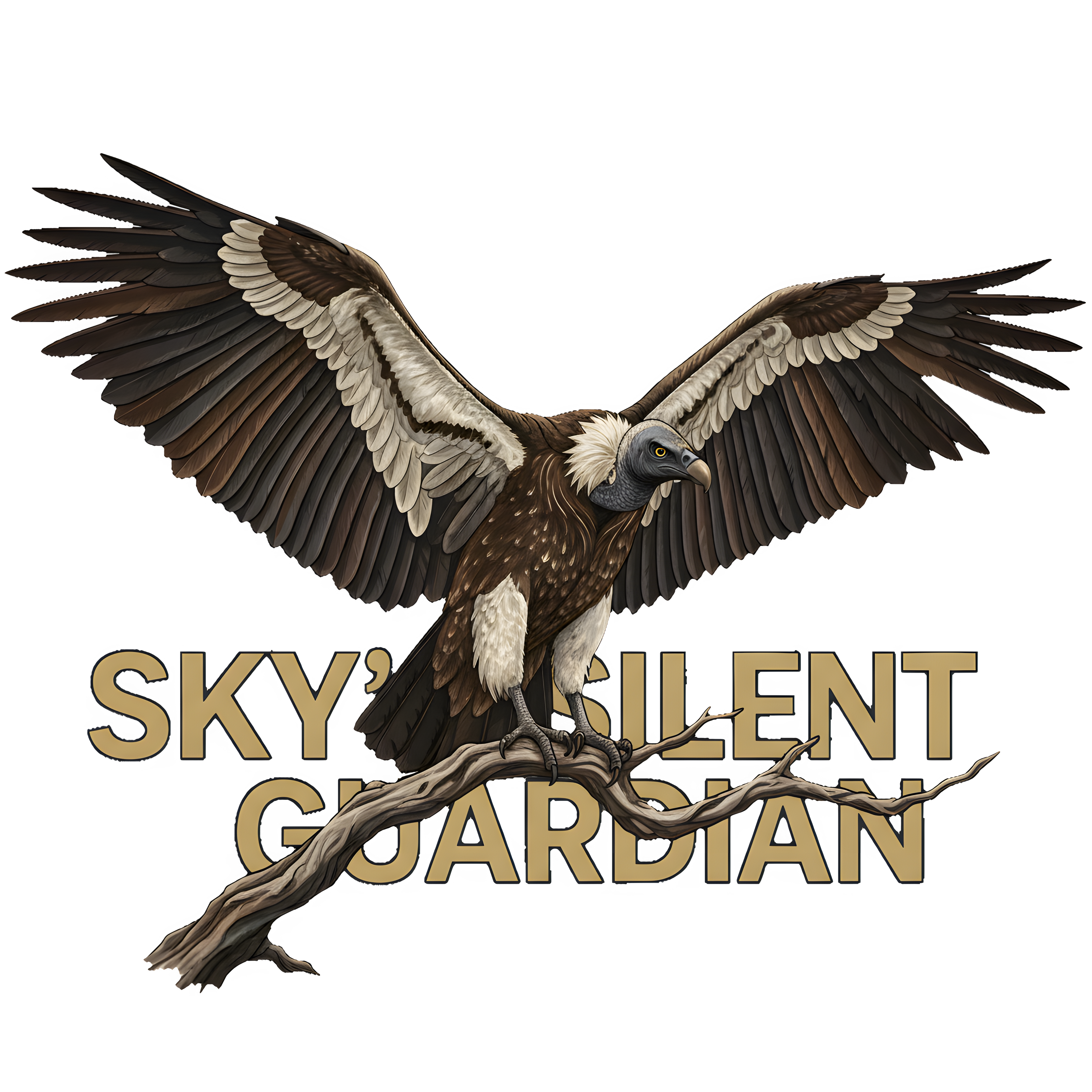 Vulture Heavyweight Oversized T-Shirt 100% cotton (240 GSM)